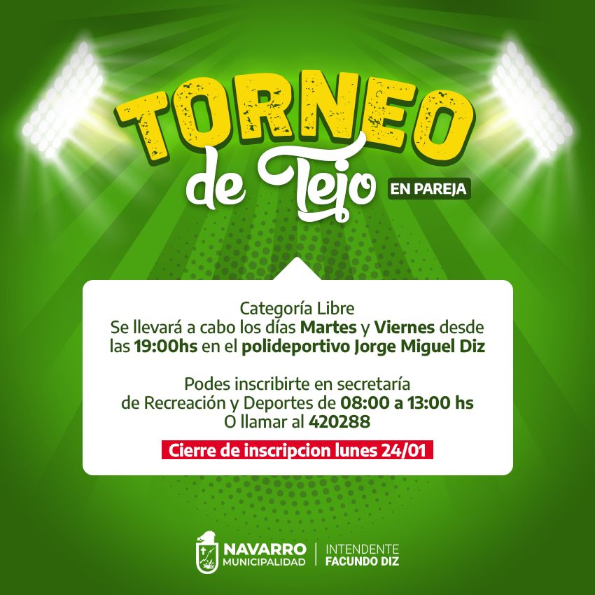 Torneo De Tejo En El Polideportivo El Navarrero